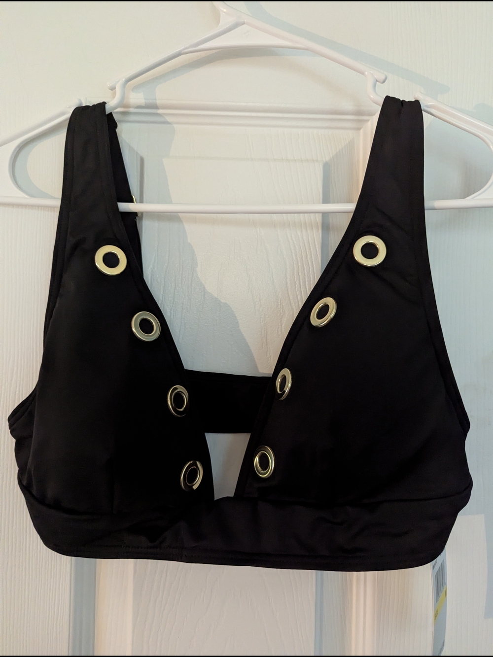 Michael Kors Black Logo Tank Bikini NWT